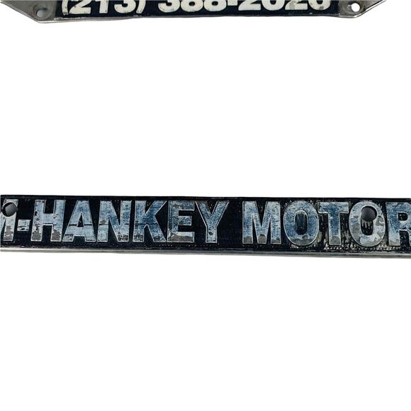 KIM-HANKEY MOTORS Dealership Car Accessories  Metal License Plate Frame Holder - Picture 5 of 8